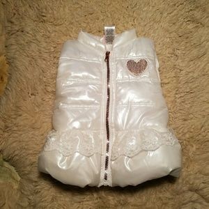 Cute Pearl White Vest